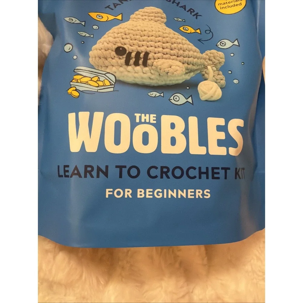 The Woobles Tank The Shark - Crochet Kit for Beginners - New